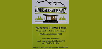 Auvergne chalets Sancy